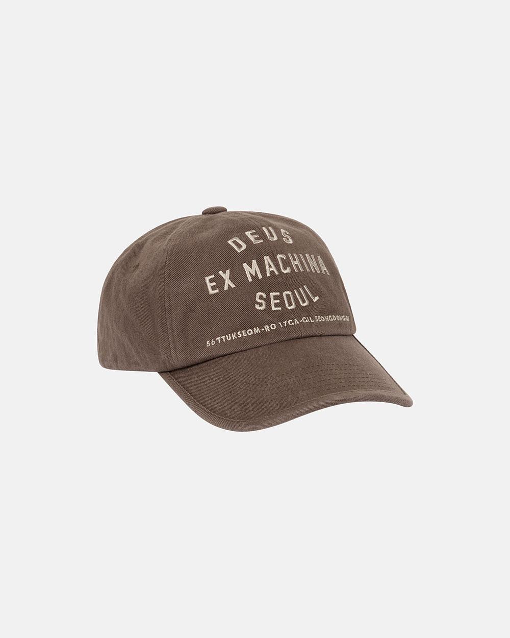 Emblem College Address Cap_Brown