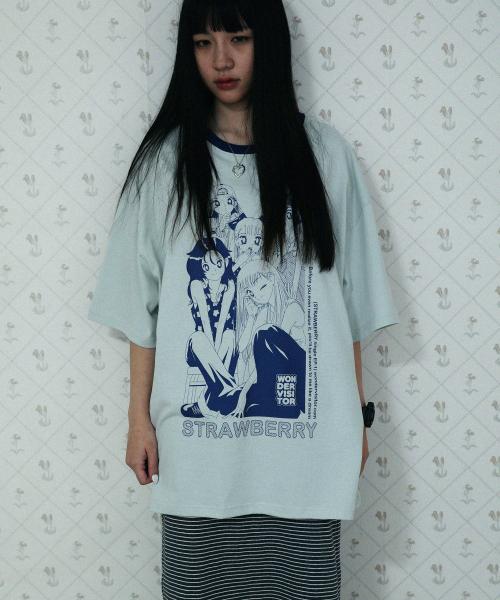 Strawberry EP1 Overfit T-shirt [Grey]