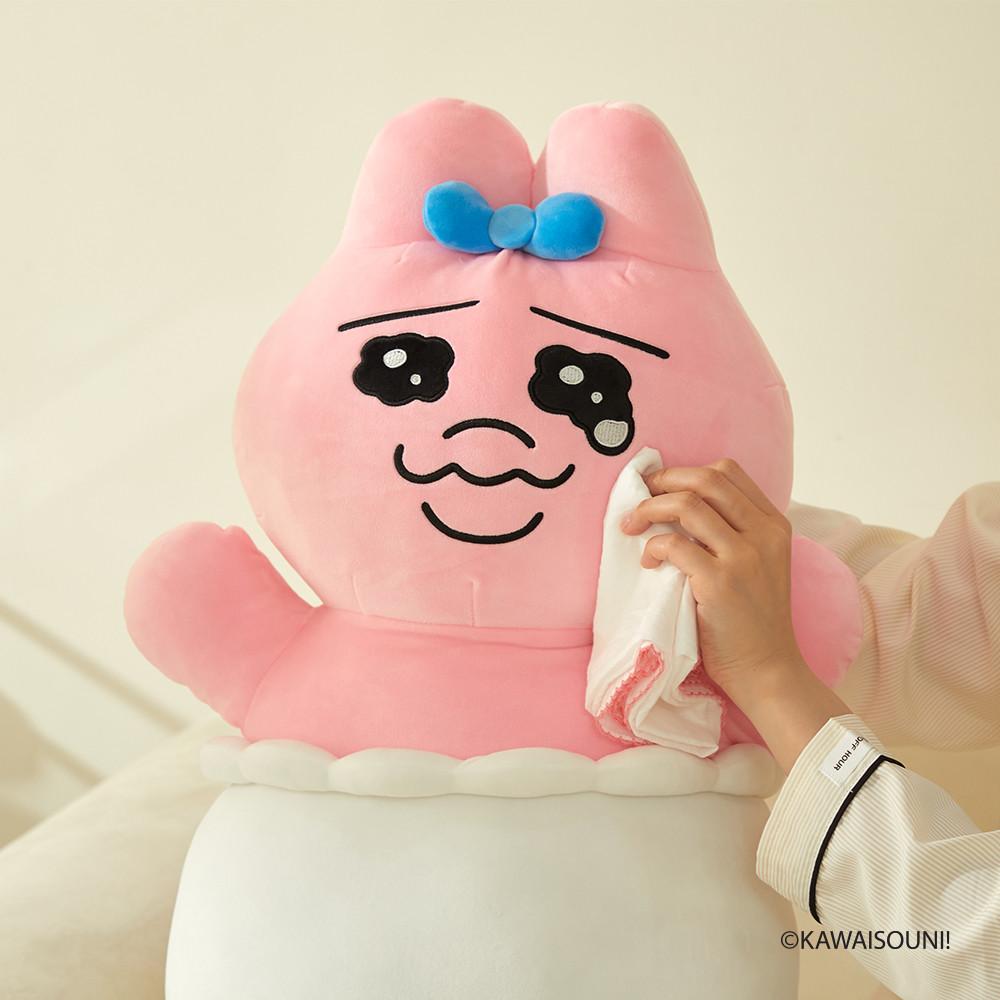빤쮸토끼 바디 필로우 쿠션 오판츄 우사기 봉제 캐릭터 모찌 대형 애착 인형 굿즈