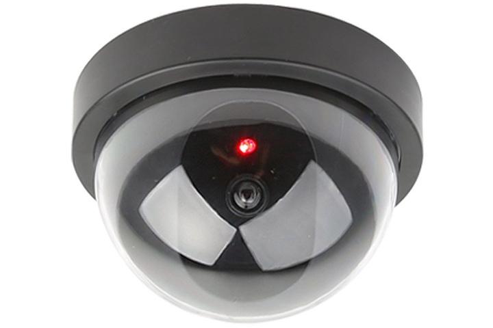 모형CCTV 일반형 돔카메라(건전지+보안스티커)