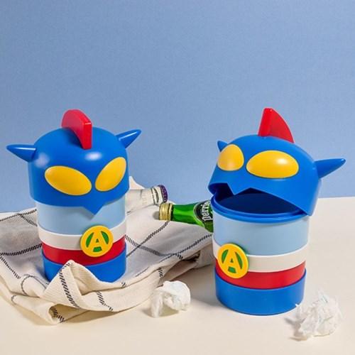 짱구 미니 휴지통 액션가면 인테리어 책상 사무실 쓰레기통