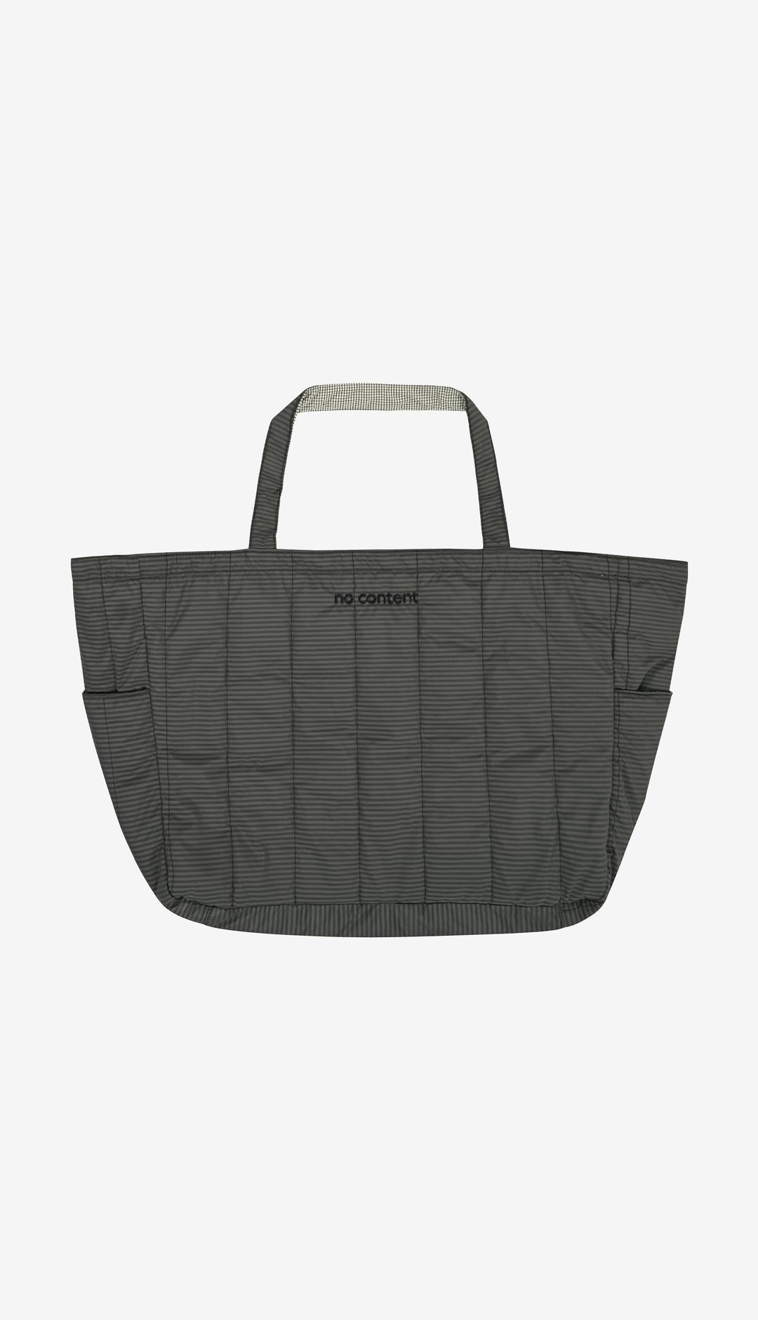 [08월 22일 예약발송]255. Two-way Quilting Big Bag _ Charcoal