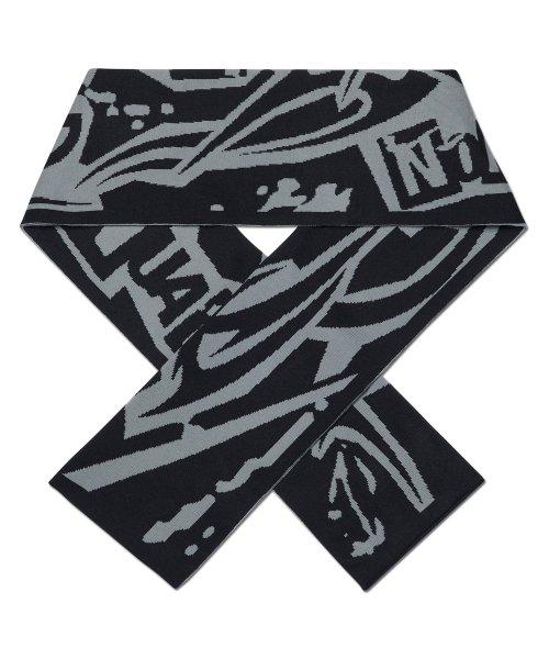 T.S JACQUARD MUFFLER - GRAY