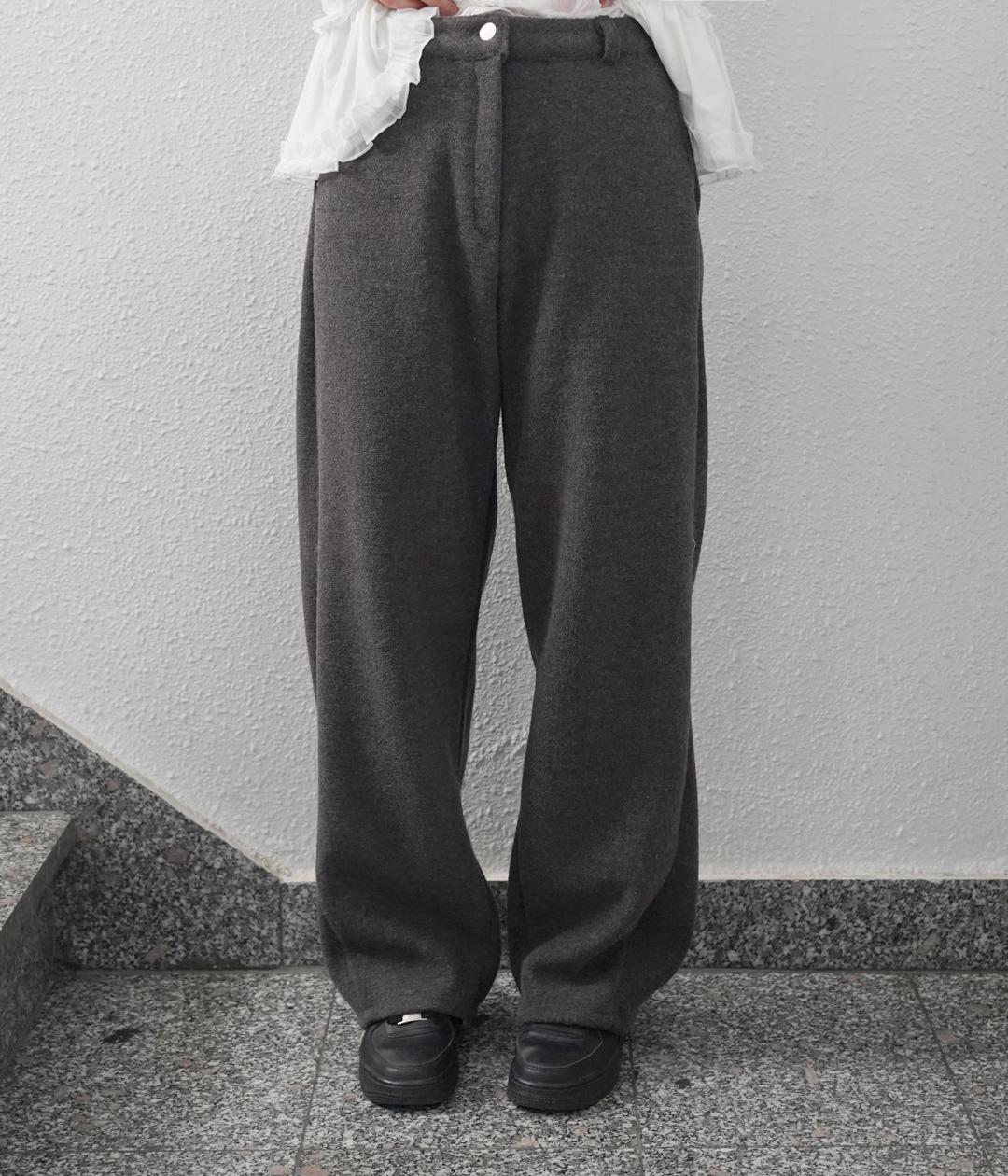 피에브레 terry texture pants (2c)