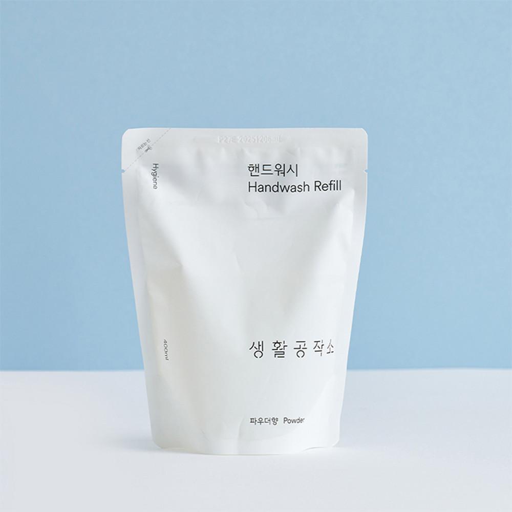 [생활공작소] 핸드워시 손세정제 리필 400ml x 6입