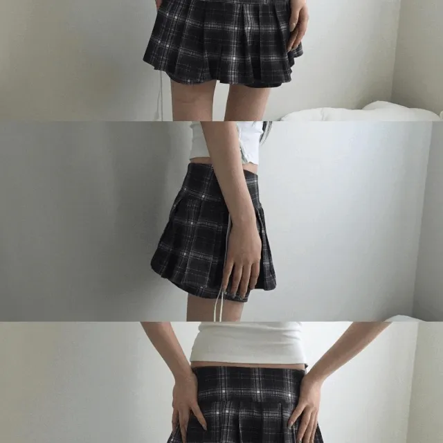 Sawako Check Skirt