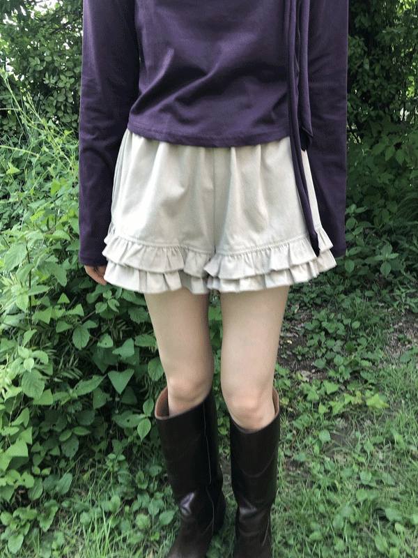 frill shorts (2color)