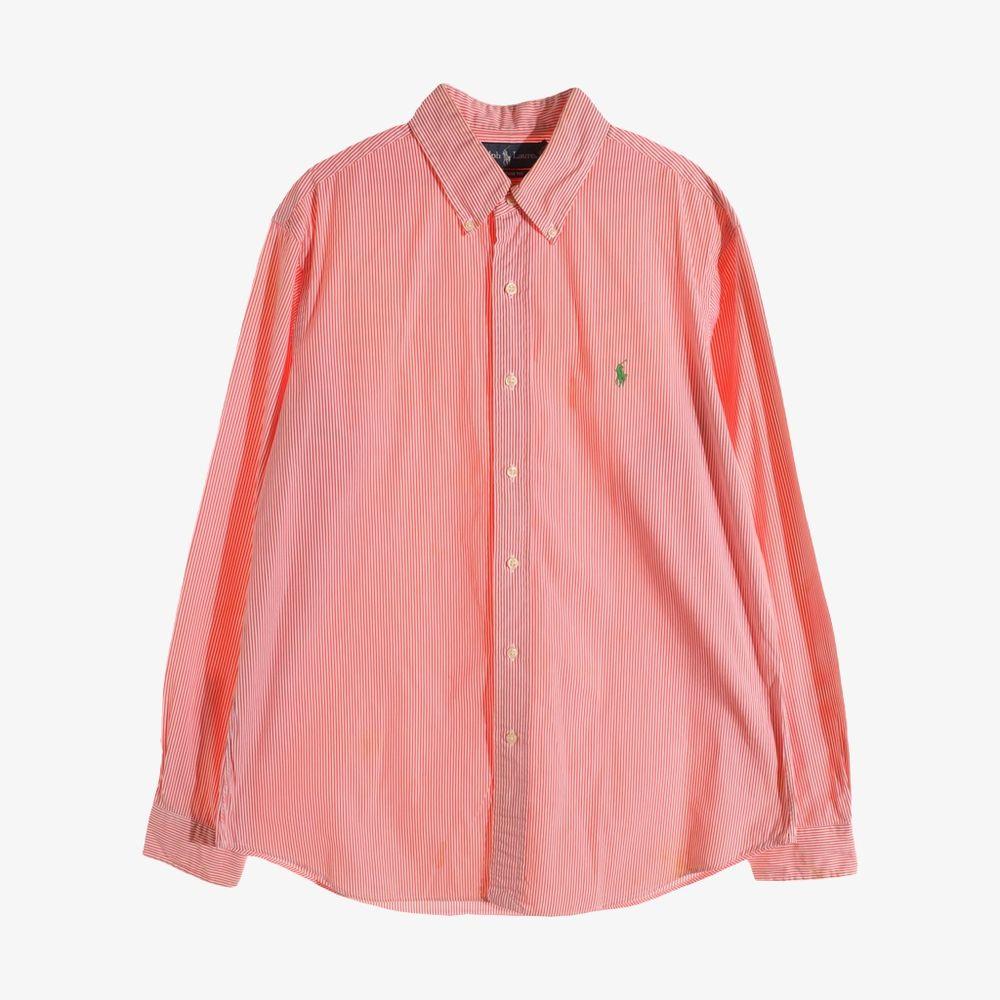 RALPH LAUREN 코튼 100% 스트라이프 셔츠 L