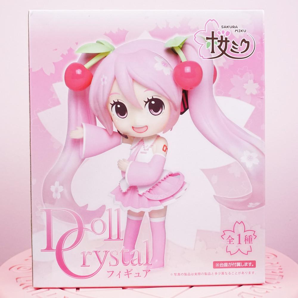 미개봉 타이토 보컬로이드 하츠네 미쿠 돌 크리스탈 Doll Crystal 사쿠라 미쿠 피규어