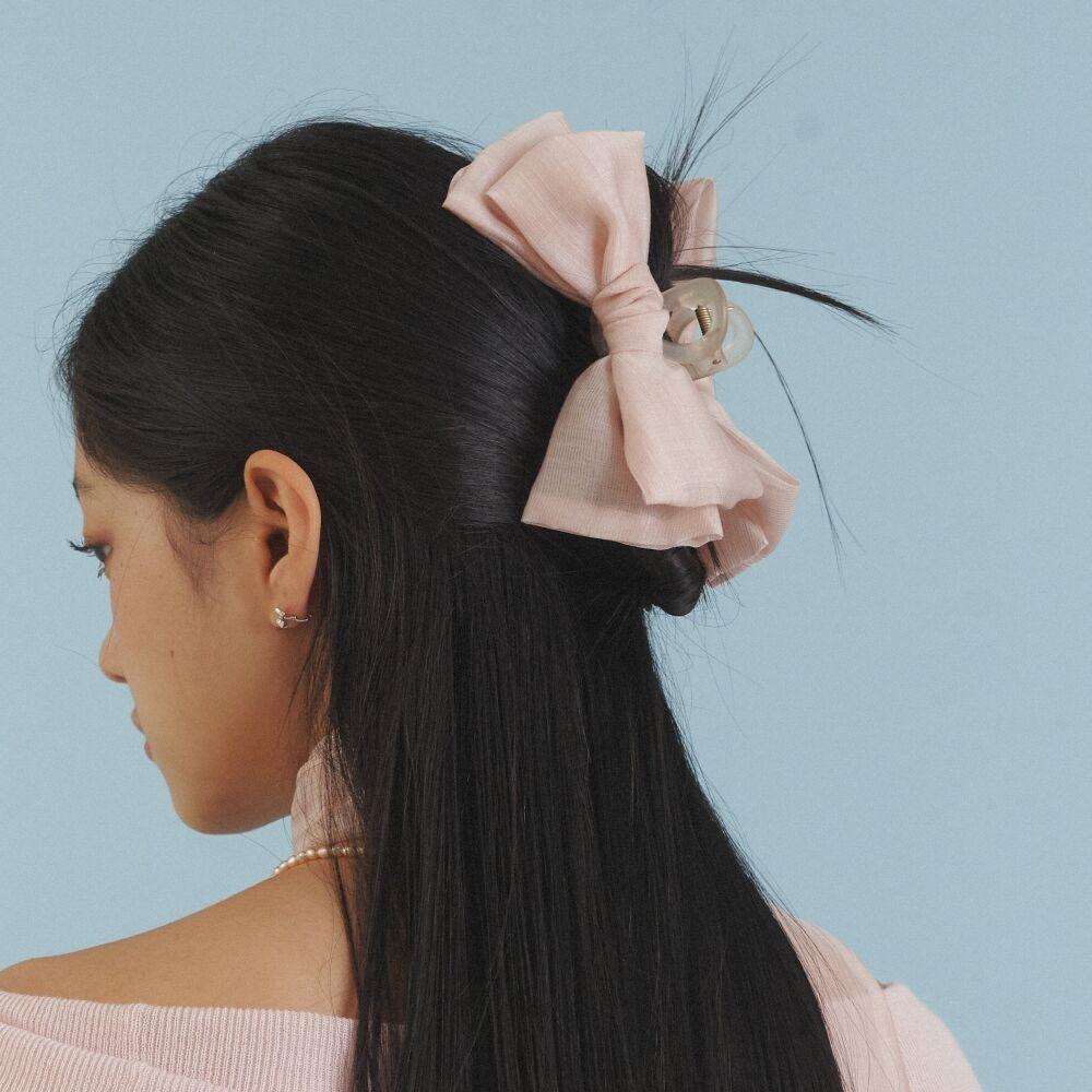 Love Ribbon Hair Clip_NP