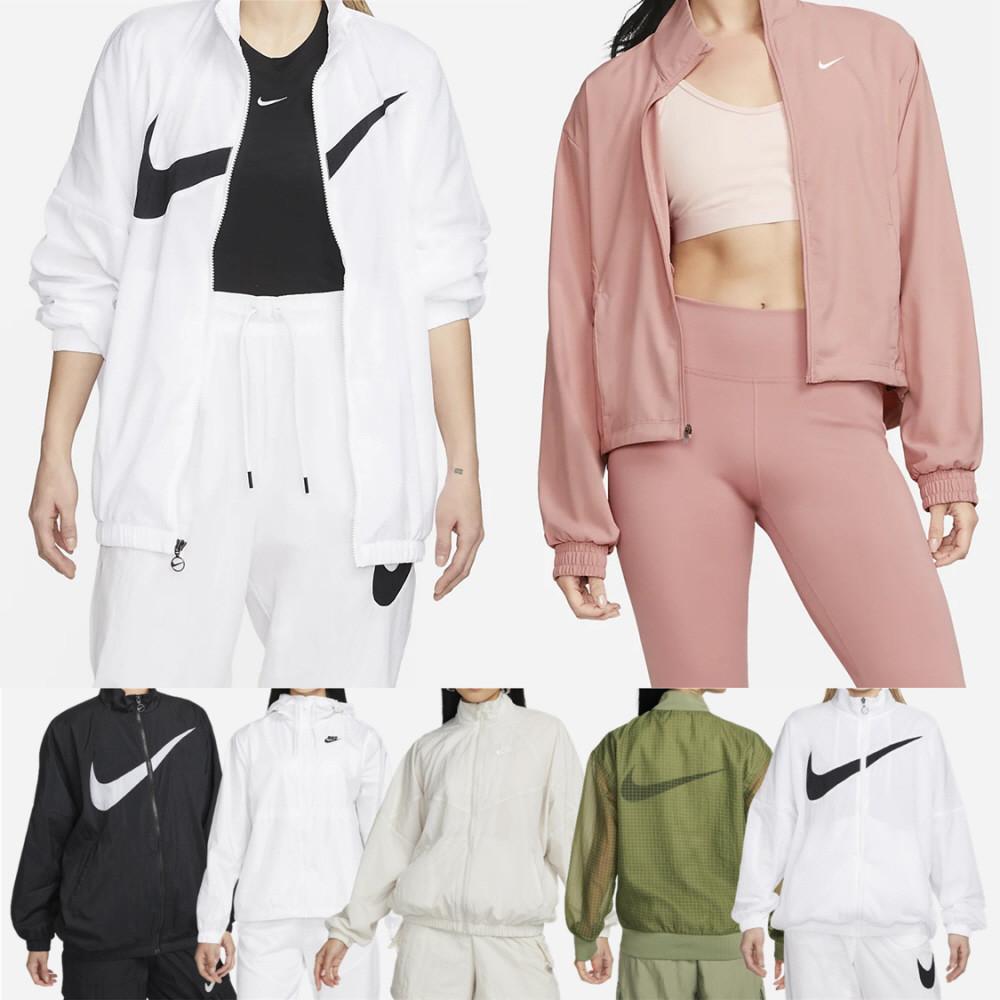 [국내매장판] 나이키 여성 재킷 바람막이 스우시 윈드브레이커 윈드러너 후디 우븐 하프집업