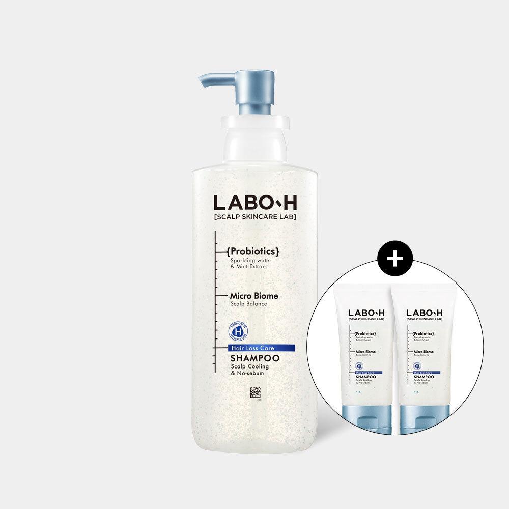 [지성1등] 라보에이치 두피강화클리닉 쿨링&노세범 샴푸 400ml + 100ml