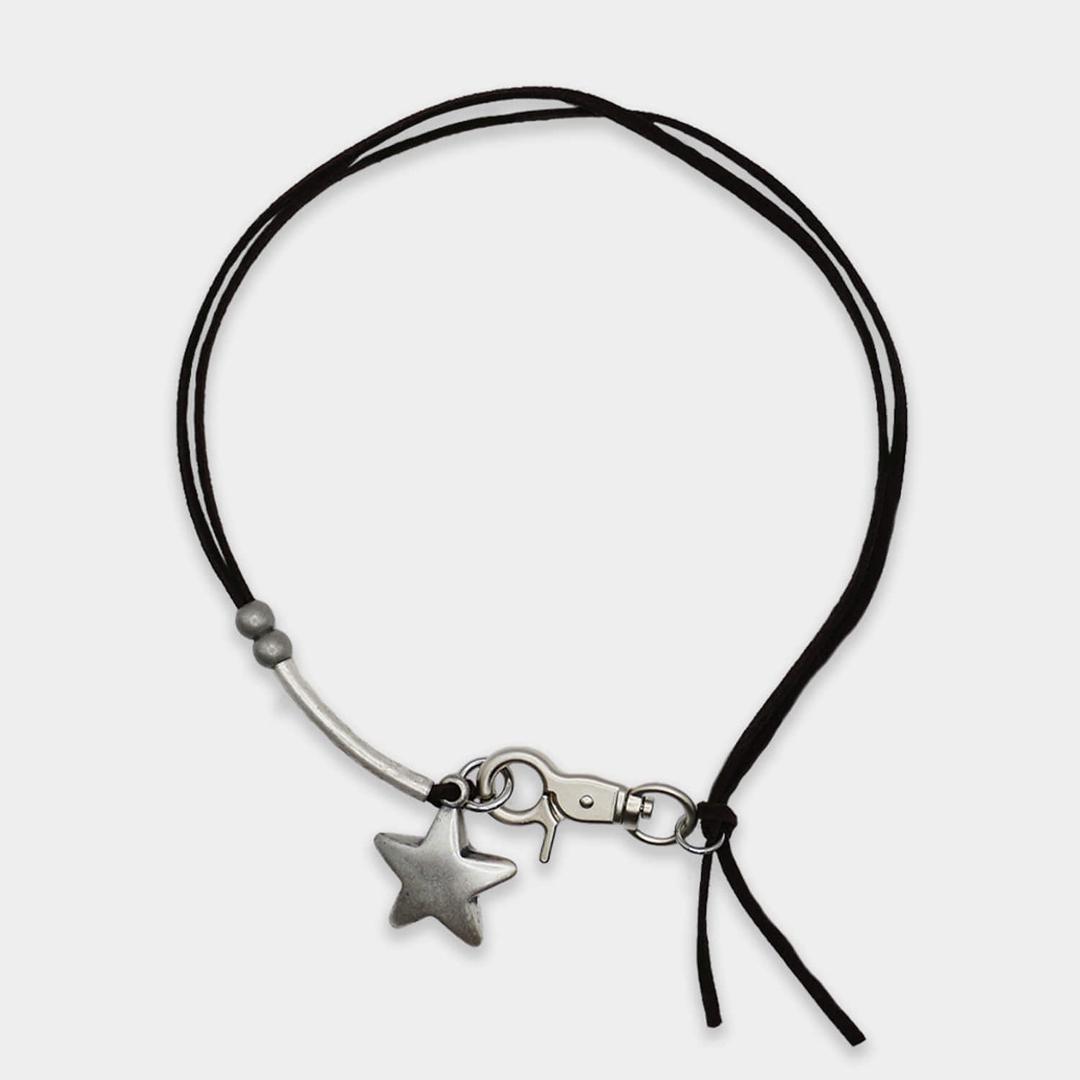 Matt Star Buckle Necklace