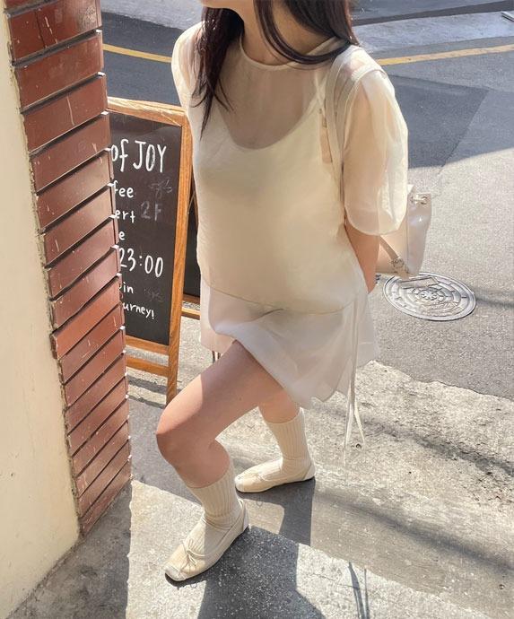 sage blouse (3 color)