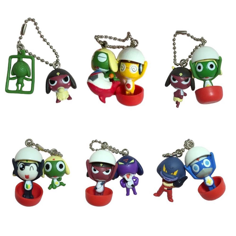 케로로 중 더블 스윙 피규어 키링 스트랩