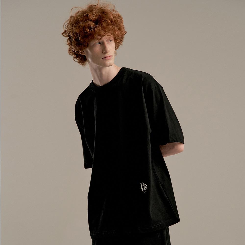 페이퍼보이 클럽 체인 반팔티셔츠 [BLACK]