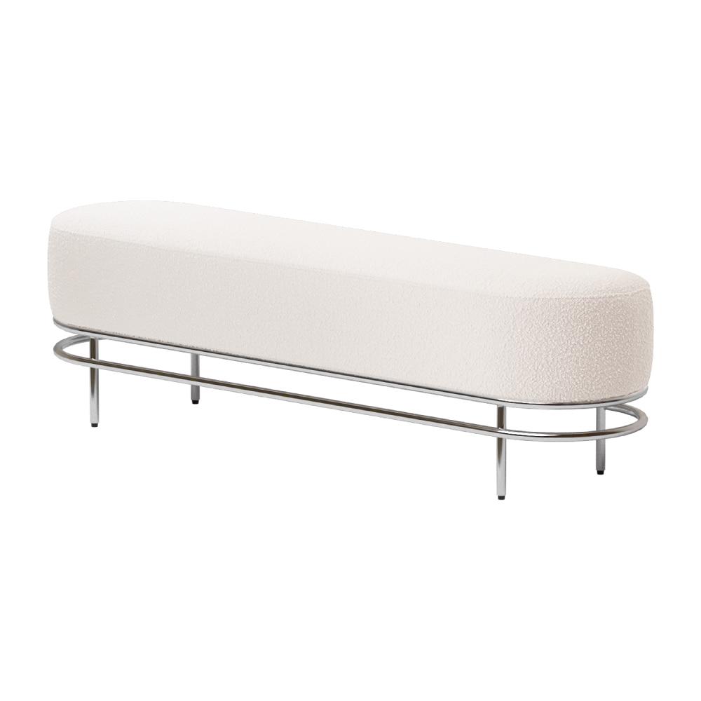 TULI Bench  툴리 벤치 (White Boucle)
