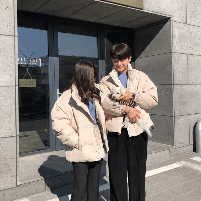 [후기가증명]리엔 코듀로이 골덴 오버핏 숏패딩 5color