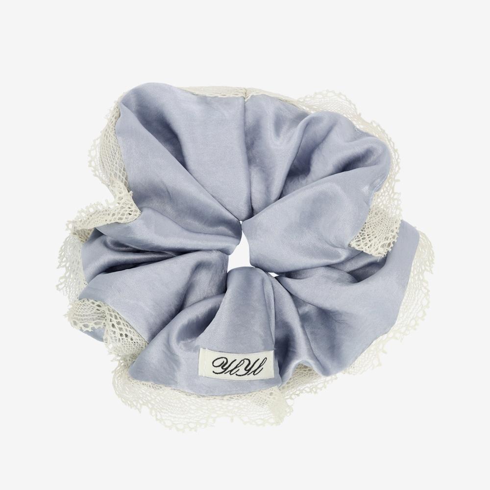 Lingerie scrunchie, MISTY BLUE