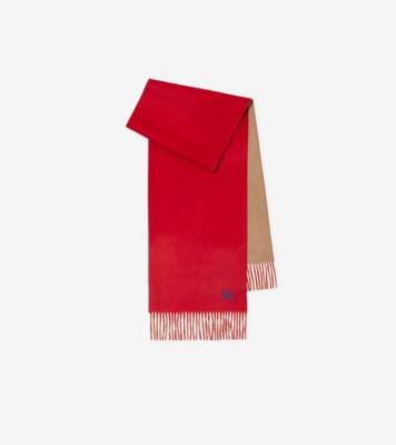 リバーシブル カシミアスカーフ (ピラー／キャメル) | Burberry®公式サイト