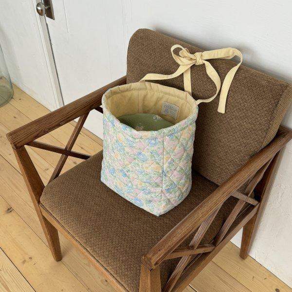 quilted hanging basket