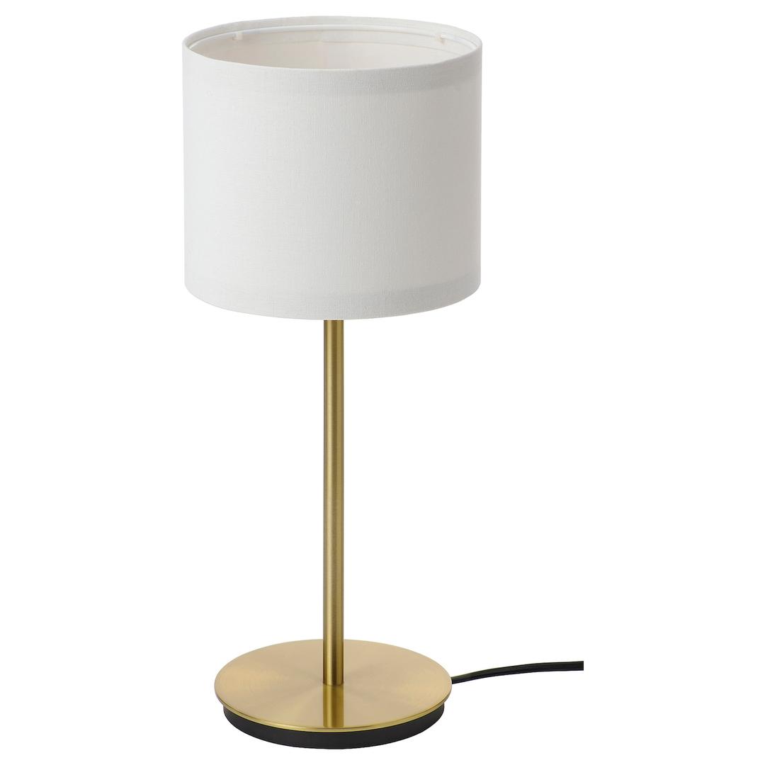 RINGSTA 링스타 / SKAFTET 스카프테트 탁상스탠드 - 화이트/황동 41 cm