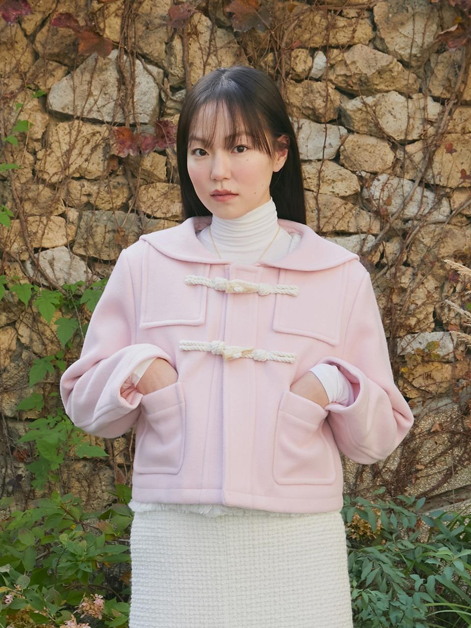 [EXCLUSIVE★] SAILOR DUFFLE COAT (LIGHT PINK)
