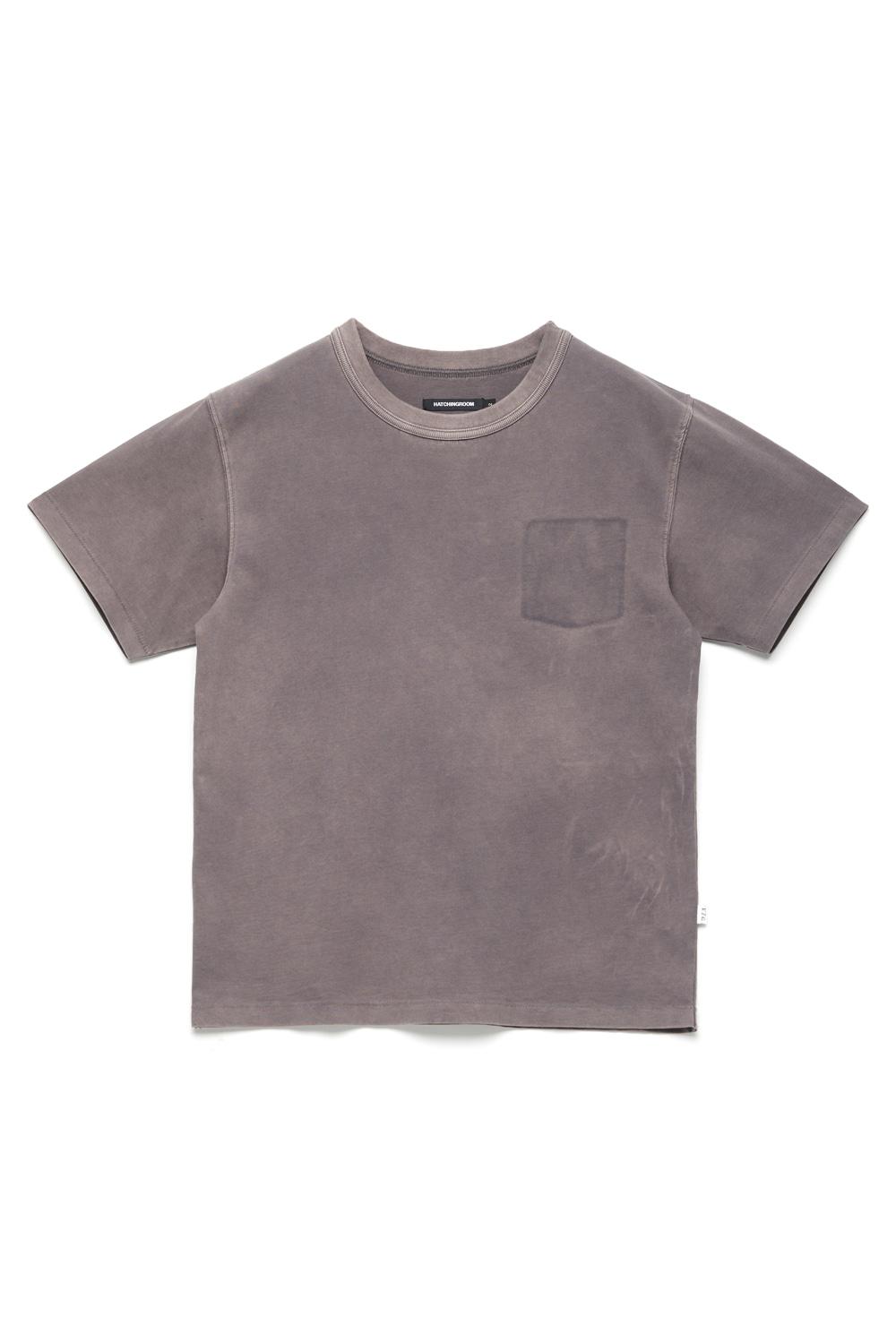 Bleached Tee Purple Grey