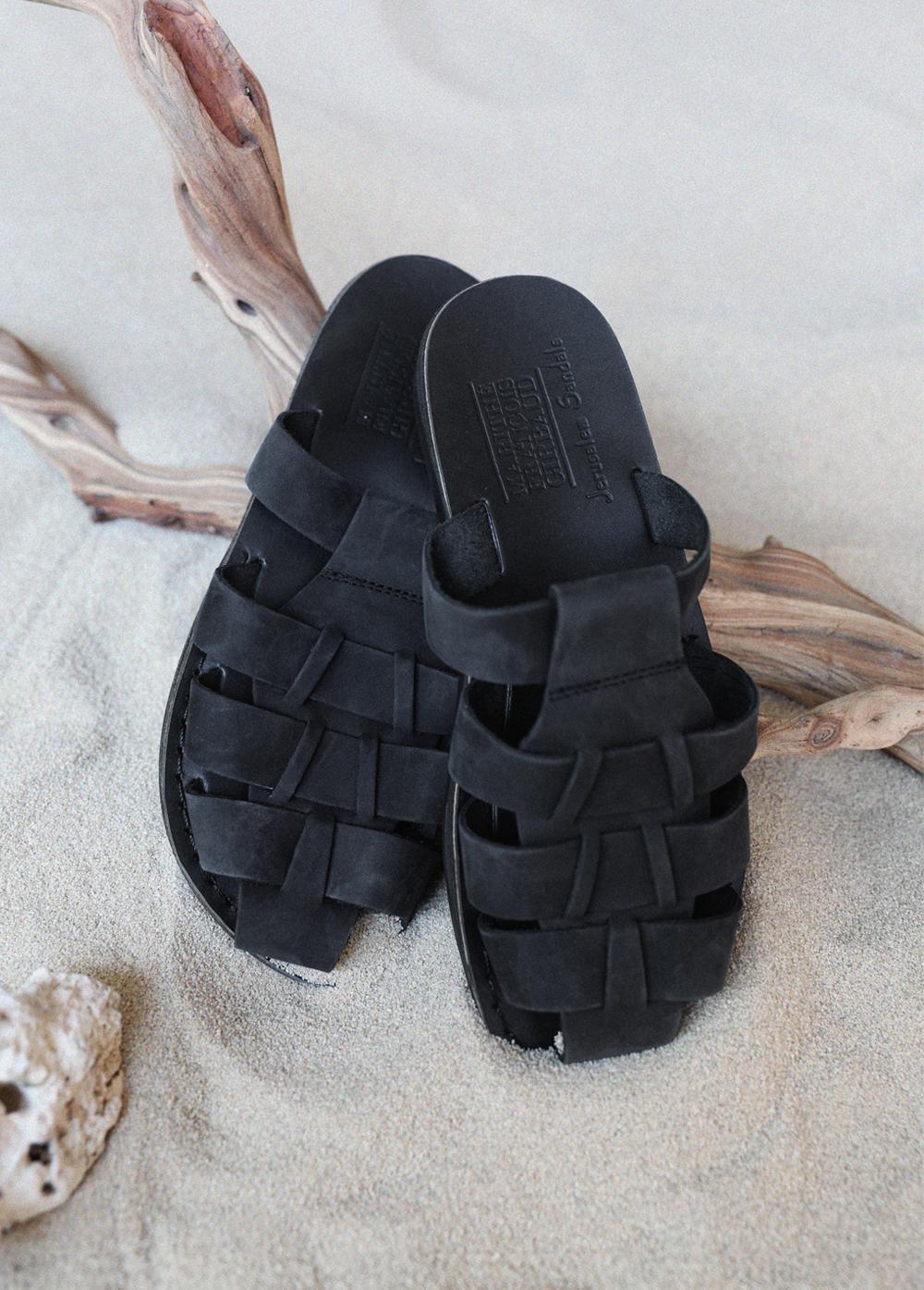 MFG X JERUSALEM SANDALS MICHAEL SLIDE NUBUCK black