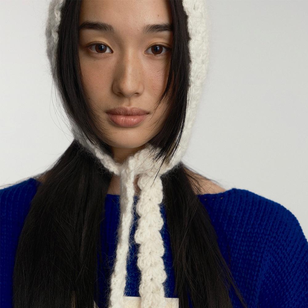 HANDMADE BONNET _IVORY