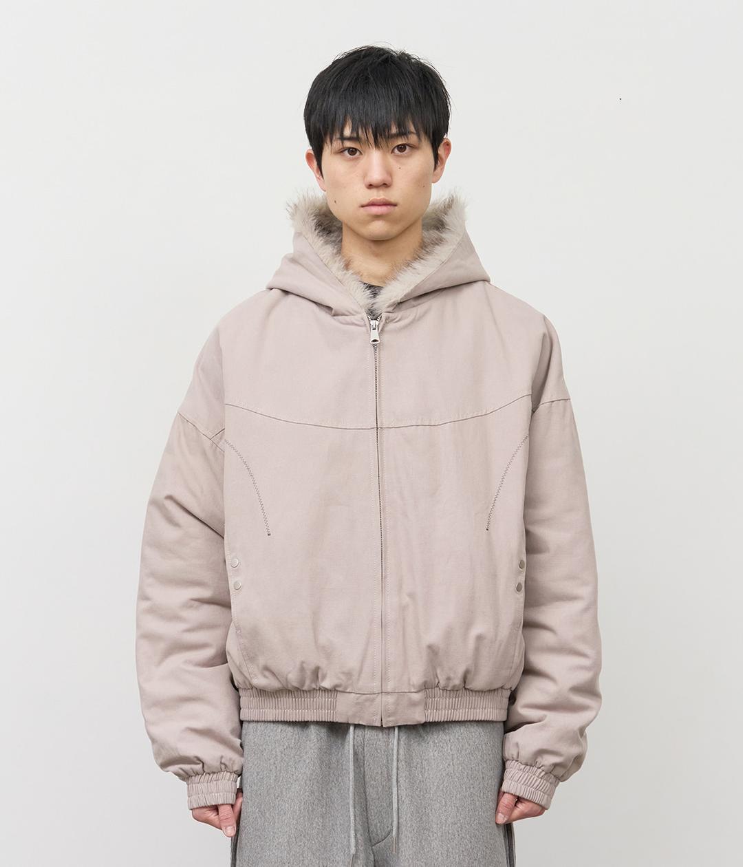 Ark Fur Bomber Jacket (2color)