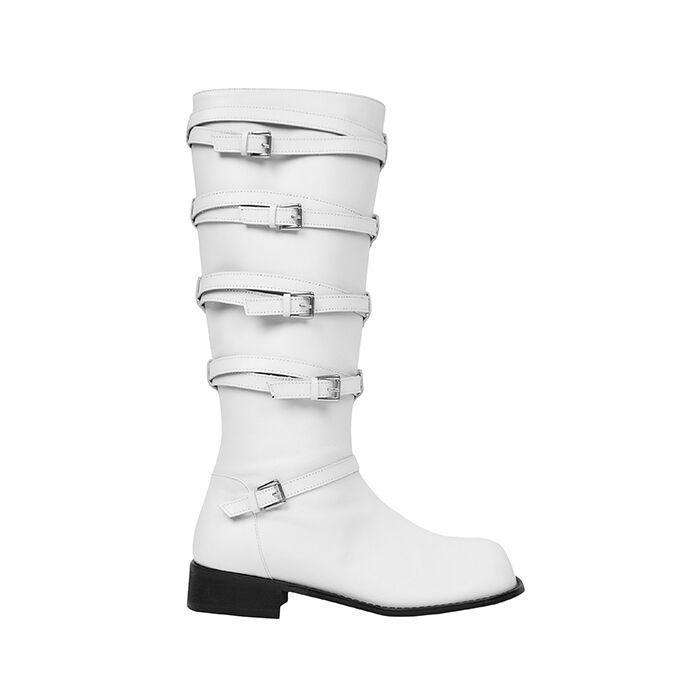 BUCKLE WIND BOOTS / WHITE
