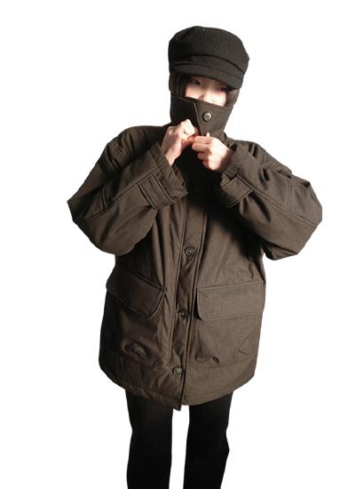 에프터먼데이 가먼트 플리스 미디 점퍼 (2c)