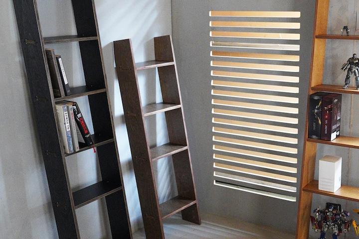 가로 30cm 일파만파 원목 해치랙 사다리선반