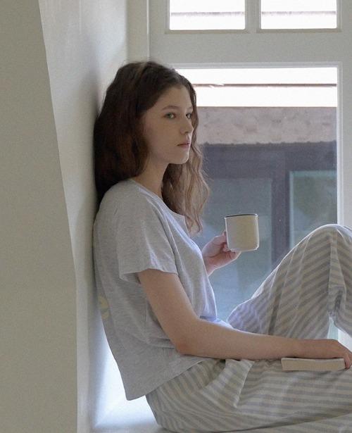 bolife short top / light gray