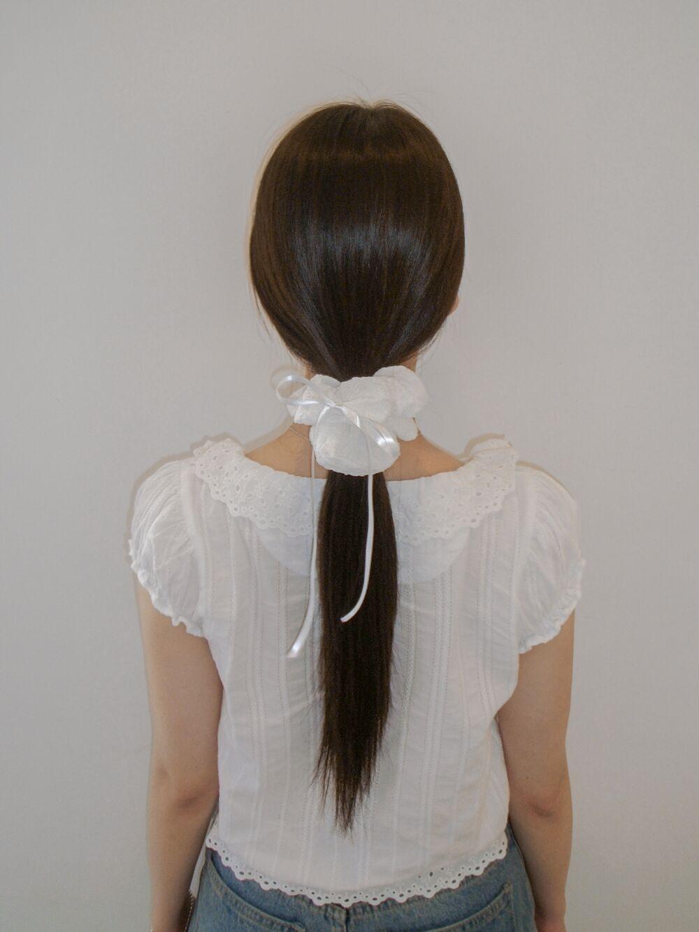 ribbon strap scrunchie