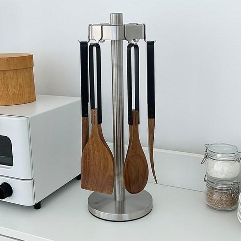 쿠지나인 조리도구걸이 스테인레스 스틸 304 회전형