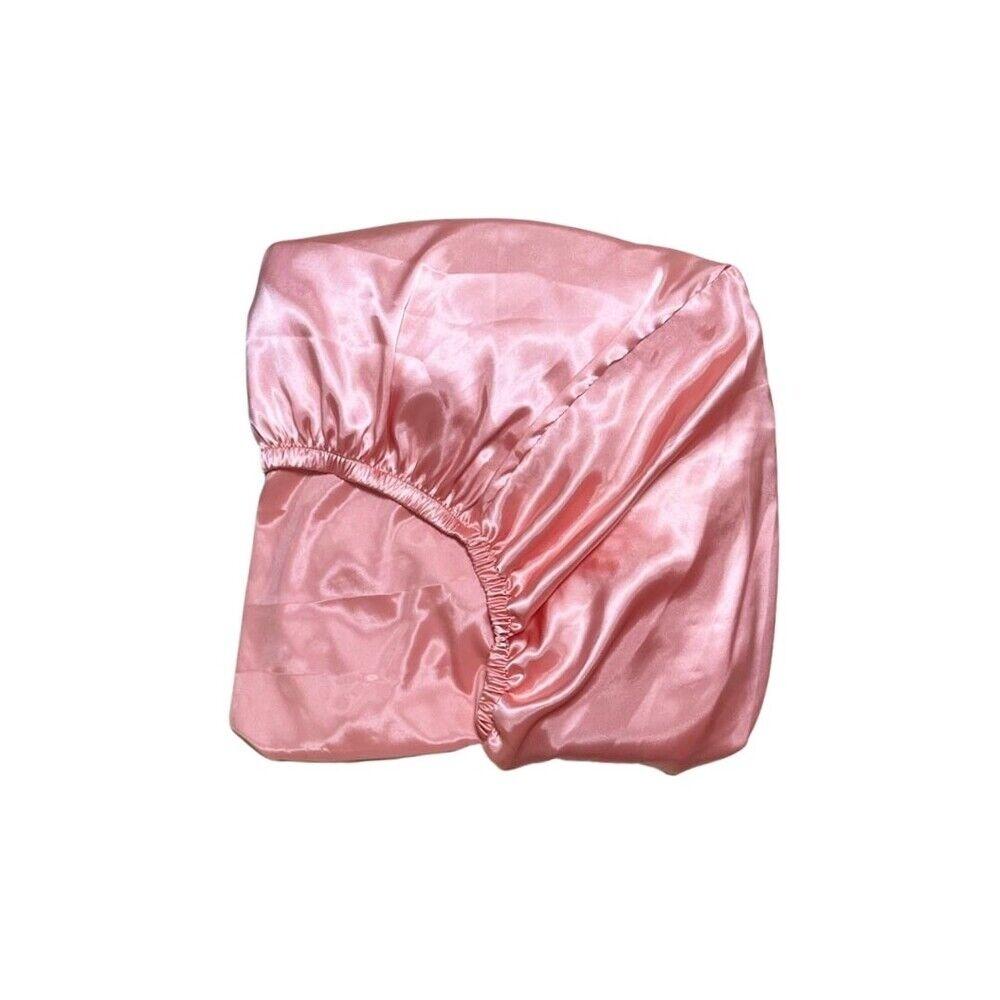 Palm Springs Pink Satin 매트리스 커버