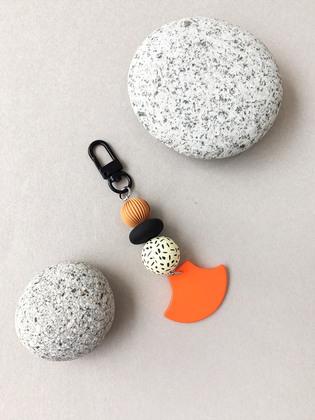 OR FAN BALL KEY RING 오렌지팬 유니크 볼장식 키링