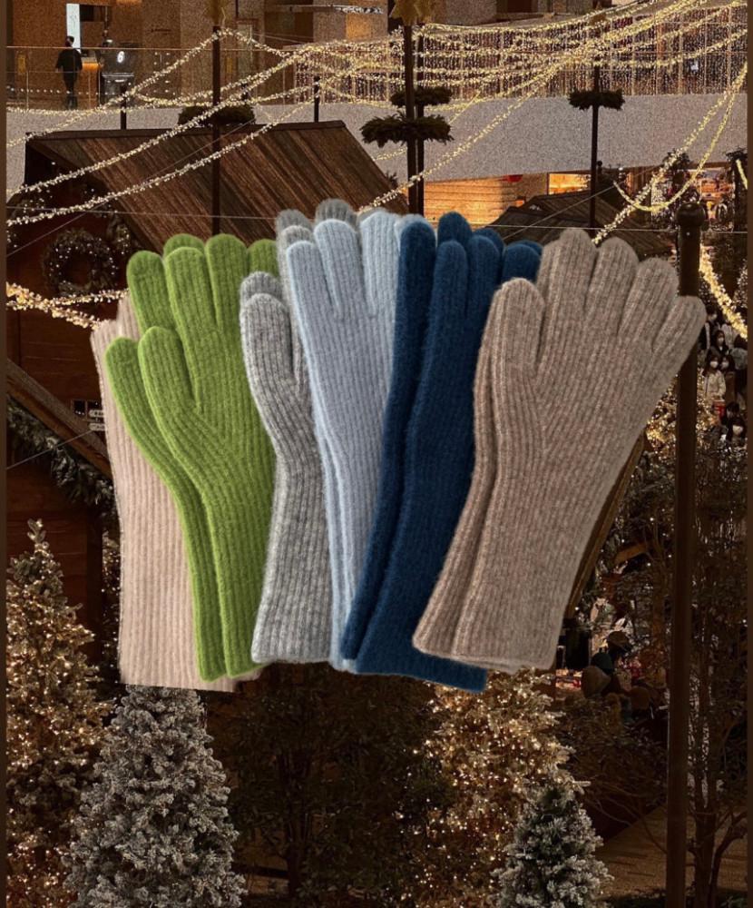 오픈핑거 울 장갑 (6colors)