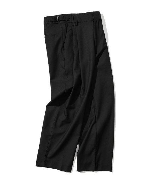 마일드 투 턱 슬랙스_블랙