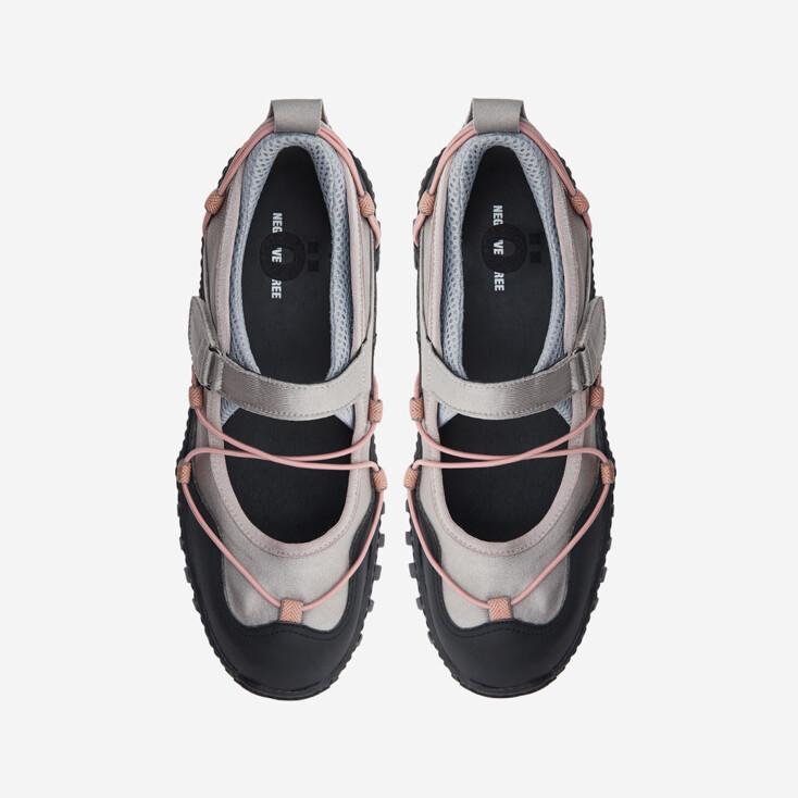 KYO X NT3 Kidult Mary Jane Sandals SILVER GREY