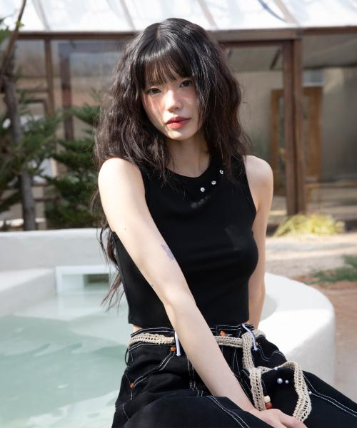WXT060 별똥비 리벳 슬리브리스 (BLACK)