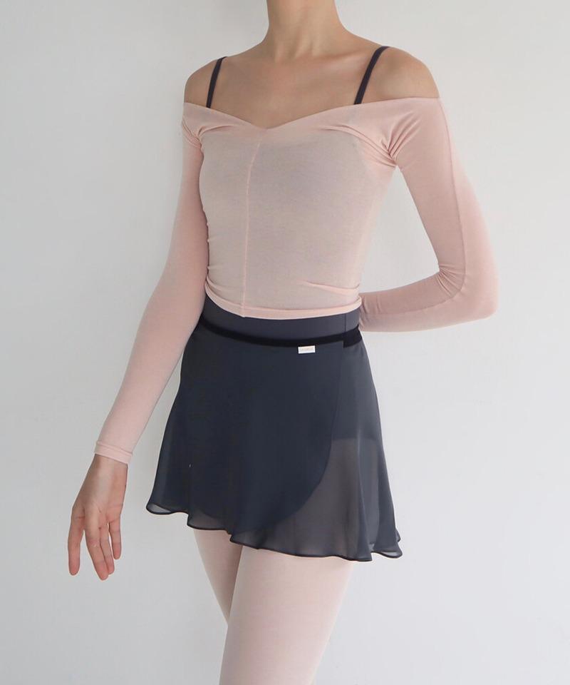 Off-shoulder Warm-up Top