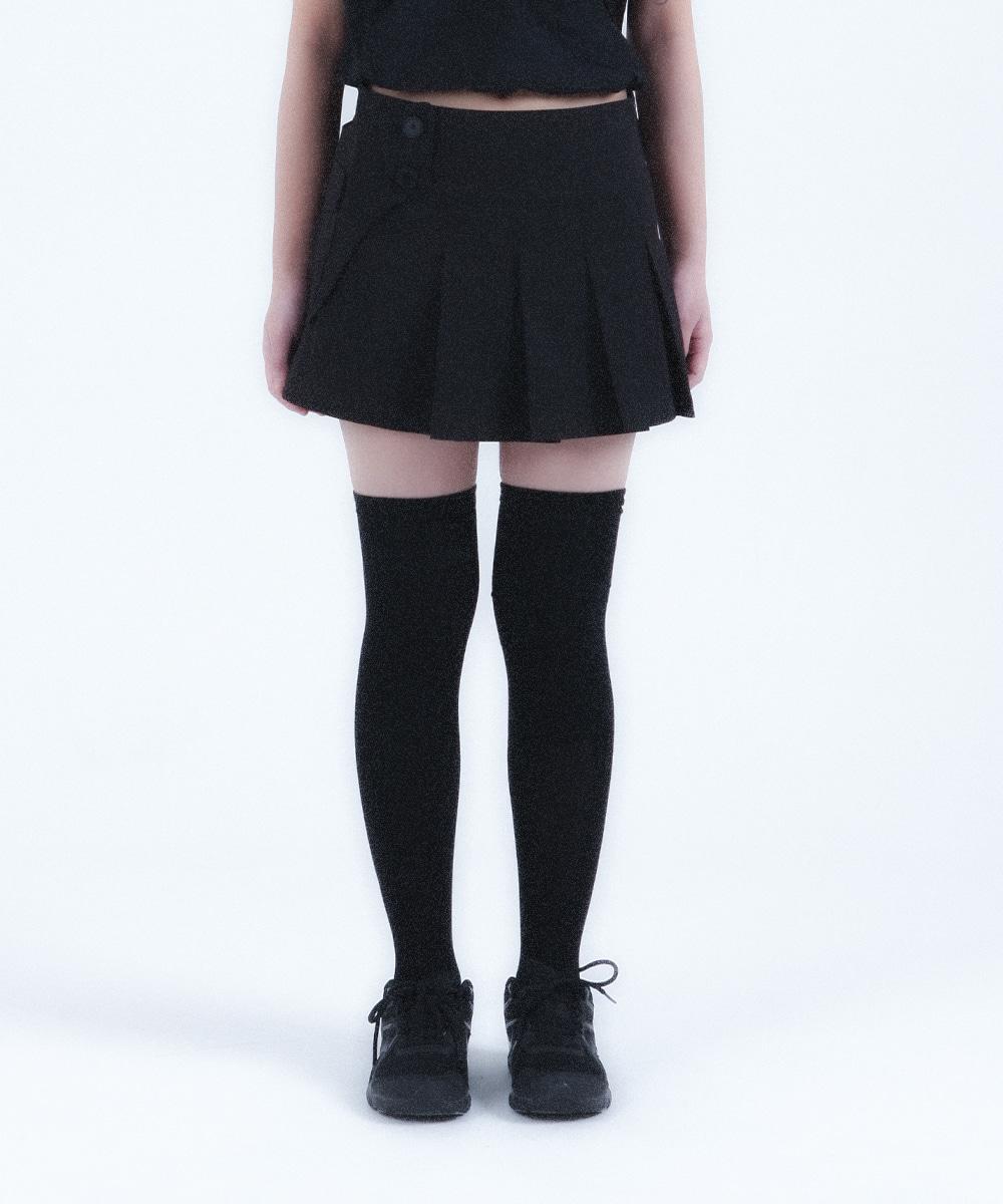 [2/26 12PM] Waist pocket bag mini skirt BLACK