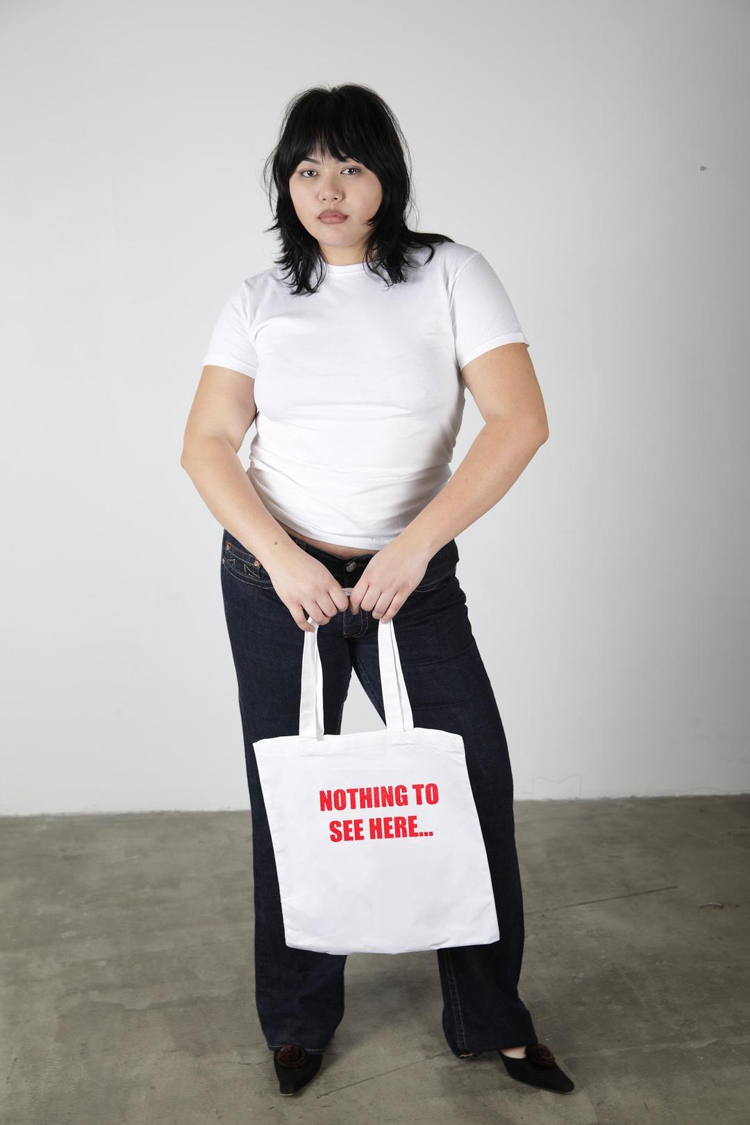 NOTHING TO SEE HERE... TOTE BAG