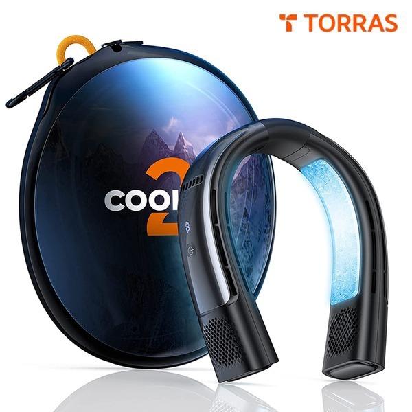 쿨리파이2 무선 휴대용 넥밴드에어컨 목풍기넥풍기 BK