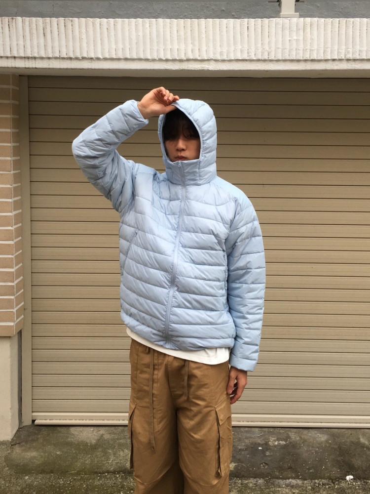 light hoodie down padding 4color 라이트 후디 다운 패딩