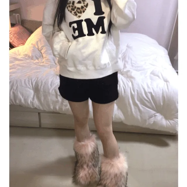 [최저가보장/고퀄🤎] 아이러브미 호피 후드티