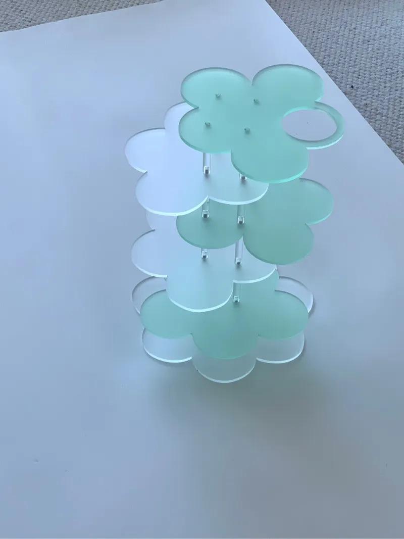 4color 매트 아크릴 꽃 선반 에디션